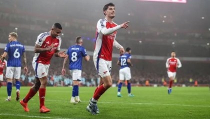 kaiyun体育app-【英超】哈弗茨破门，阿森纳1比0伊普斯维奇